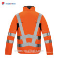 Fleece custom 3m Reflective Safety Jacket,Soft Shell Hi Vis High Visibility Safety Jacket